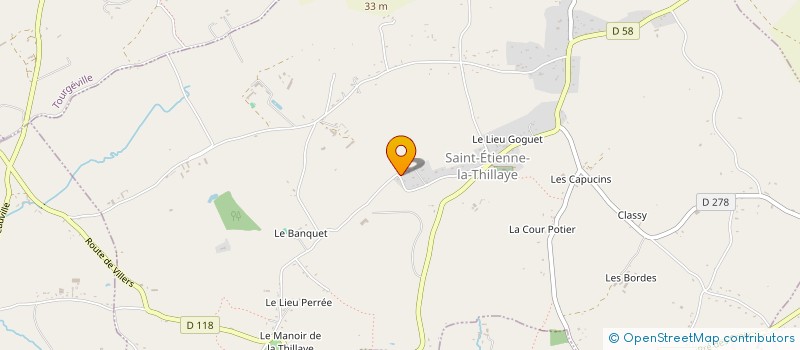 localisation de l'entreprise MONSIEUR THEO PASQUET à SAINT-ETIENNE-LA-THILLAYE