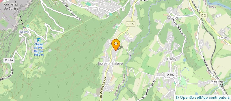 localisation de l'entreprise MONSIEUR THEO PELLE-PATHE  MONNETIER-MORNEX