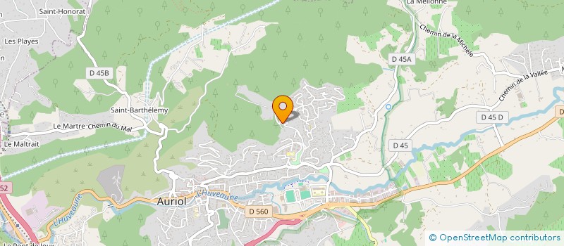 localisation de l'entreprise MONSIEUR THEO PEROTTI  AURIOL