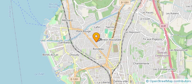 localisation de l'entreprise MONSIEUR THEO PERROTIN  AIX-LES-BAINS