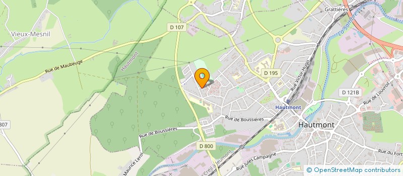 localisation de l'entreprise MONSIEUR THEO PETRISOT  HAUTMONT