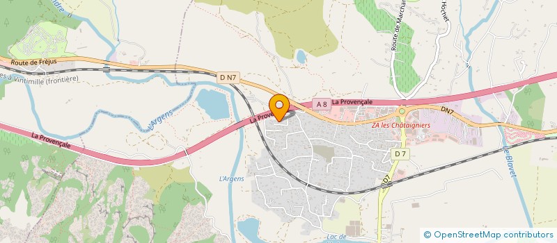 localisation de l'entreprise MONSIEUR THEO PEZERIL  ROQUEBRUNE-SUR-ARGENS