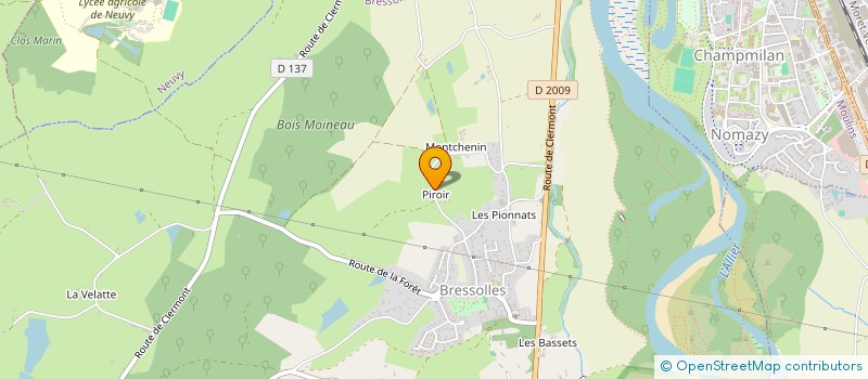 localisation de l'entreprise MONSIEUR THEO PICARD MERGOIL à BRESSOLLES