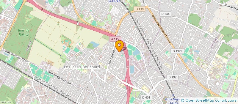 localisation de l'entreprise MONSIEUR THEO PIGNON  LE PLESSIS-BOUCHARD