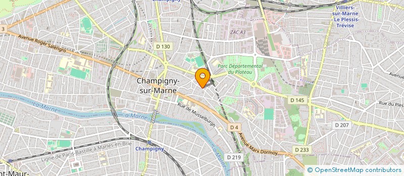 localisation de l'entreprise MONSIEUR THEO PINCHON à CHAMPIGNY-SUR-MARNE