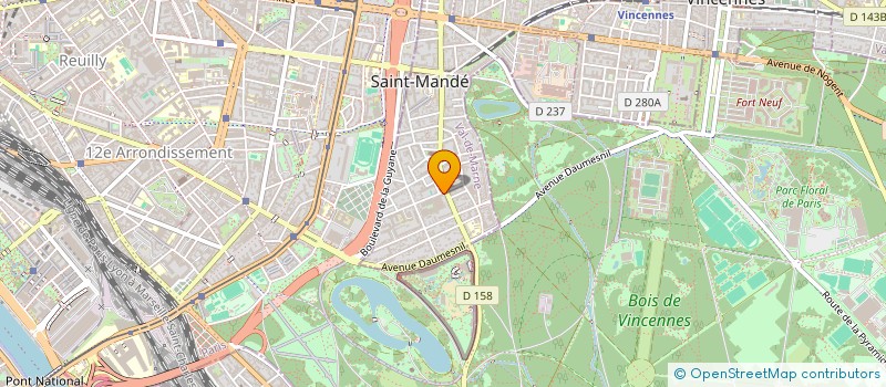 localisation de l'entreprise MONSIEUR THEO PINTO  SAINT-MANDE