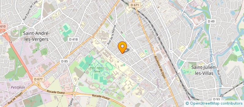 localisation de l'entreprise MONSIEUR THEO PIQUARD  TROYES