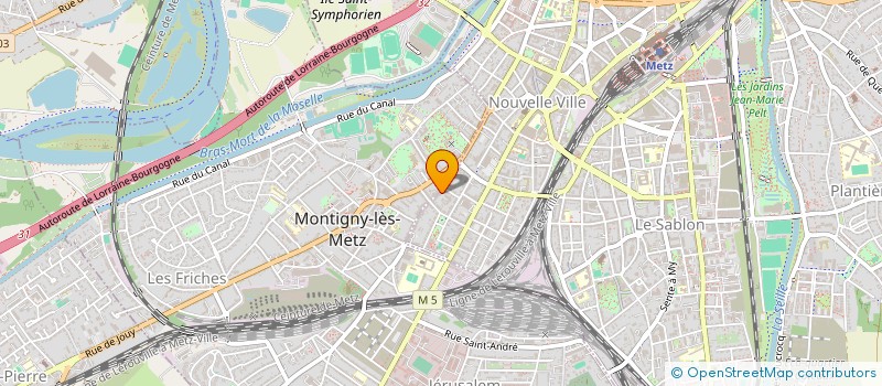 localisation de l'entreprise MONSIEUR THEO PIVETEAU  METZ
