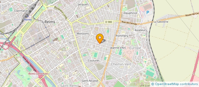 localisation de l'entreprise MONSIEUR THEO PONCELET  REIMS