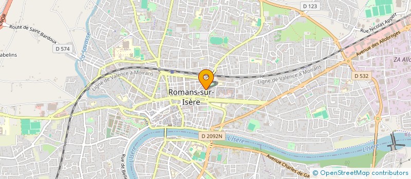 localisation de l'entreprise MONSIEUR THEO PONTELLO  CHATEAUNEUF-SUR-ISERE