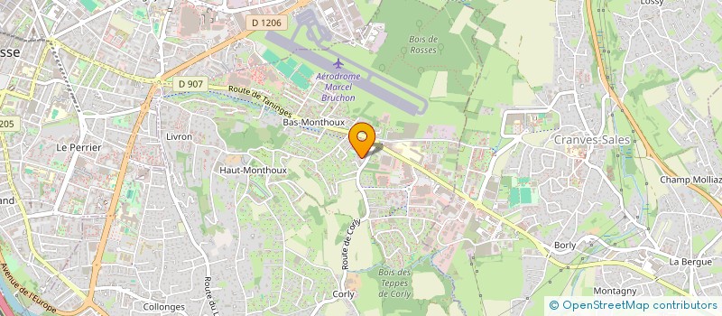 localisation de l'entreprise MONSIEUR THEO PONZO  VETRAZ-MONTHOUX