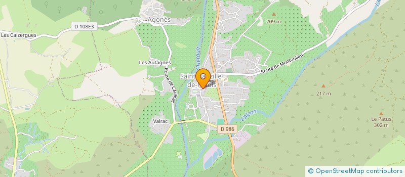 localisation de l'entreprise MONSIEUR THEO POPEYE  SAINT-BAUZILLE-DE-PUTOIS