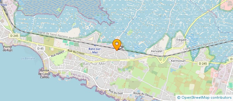localisation de l'entreprise MONSIEUR THEO PORCHER  BATZ-SUR-MER