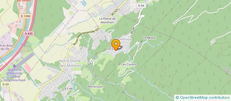 localisation de l'entreprise MONSIEUR THEO PORROVECCHIO  MONTHION