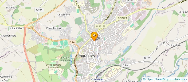 localisation de l'entreprise MONSIEUR THEO POULLAIN  COUTANCES