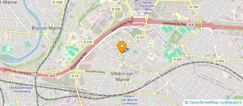 localisation de l'entreprise MONSIEUR THEO PRUILH  VILLIERS-SUR-MARNE