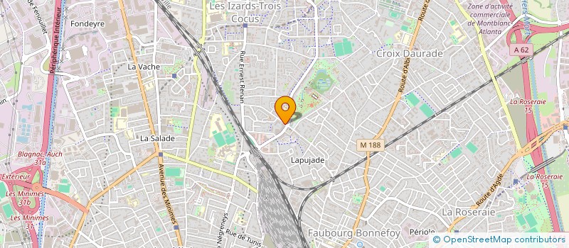 localisation de l'entreprise MONSIEUR THEO PUZENAT à TOULOUSE