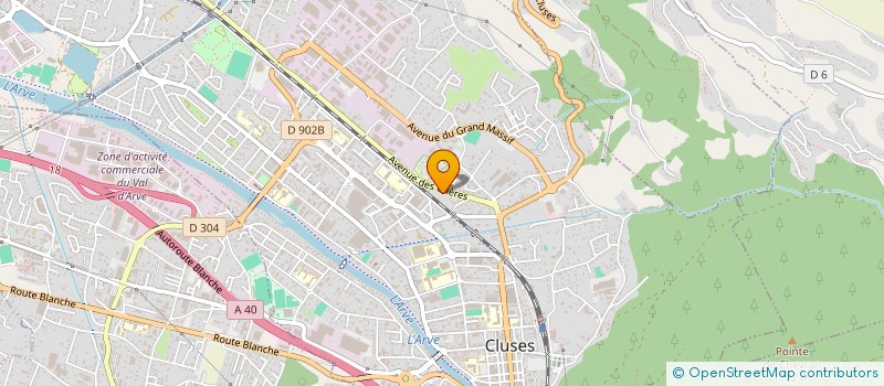 localisation de l'entreprise MONSIEUR THEO QUAOUZA  CLUSES