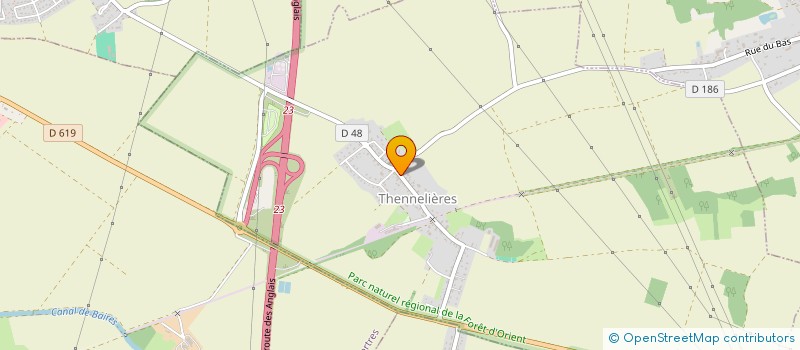 localisation de l'entreprise MONSIEUR THEO RABAH  THENNELIERES