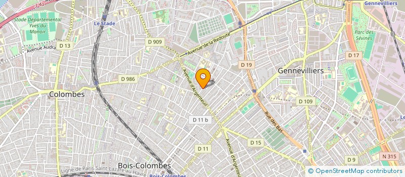 localisation de l'entreprise MONSIEUR THEO RABY  ASNIERES-SUR-SEINE