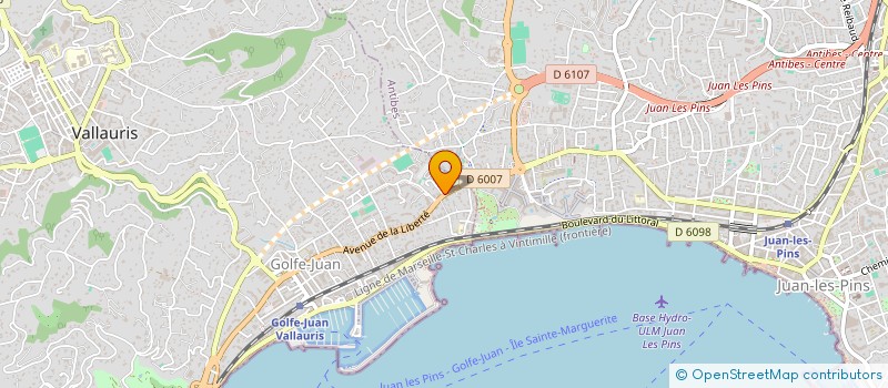 localisation de l'entreprise MONSIEUR THEO RAGUET  VALLAURIS