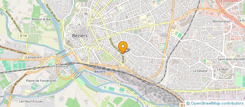 localisation de l'entreprise MONSIEUR THEO RAMON à BEZIERS