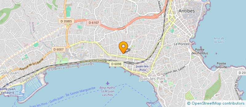 localisation de l'entreprise MONSIEUR THEO RASCHIERO  ANTIBES