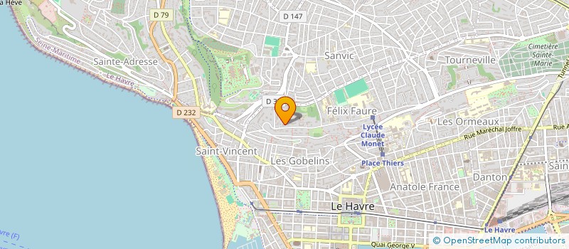 localisation de l'entreprise MONSIEUR THEO RAVETTA  LE HAVRE