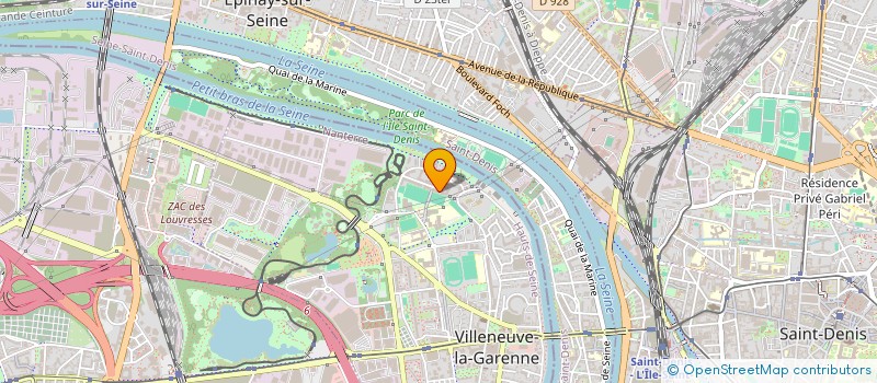 localisation de l'entreprise MONSIEUR THEO REX  VILLENEUVE-LA-GARENNE