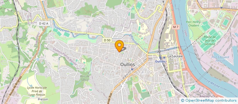 localisation de l'entreprise MONSIEUR THEO REYGNIER  OULLINS-PIERRE-BENITE