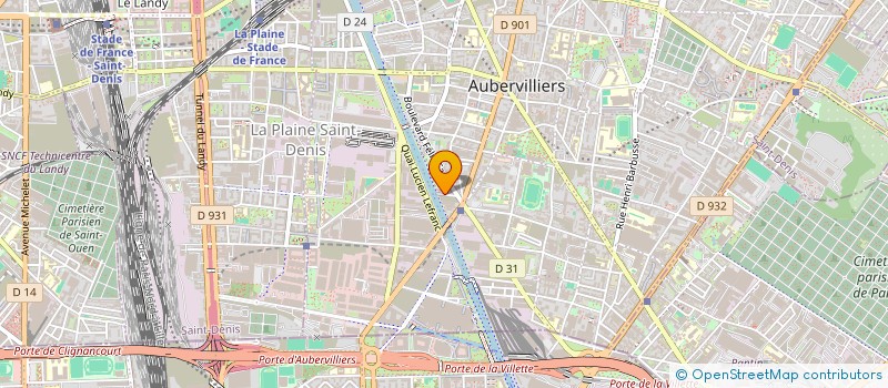 localisation de l'entreprise MONSIEUR THEO RIVOLLIER à AUBERVILLIERS