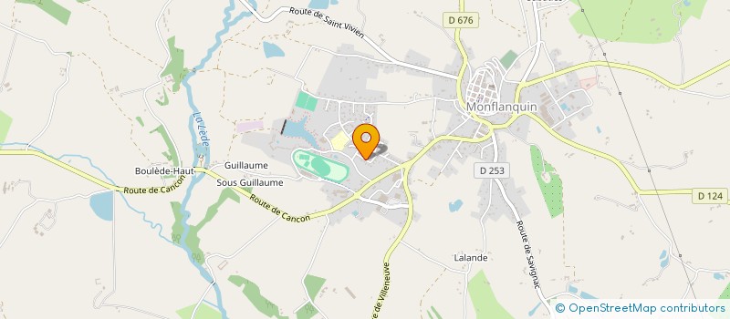 localisation de l'entreprise MONSIEUR THEO RODES  MONFLANQUIN