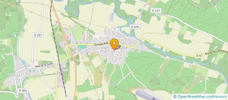 localisation de l'entreprise MONSIEUR THEO ROMARY à CELLES-SUR-OURCE