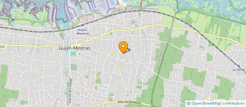 localisation de l'entreprise MONSIEUR THEO ROQUELAURE  GUJAN-MESTRAS