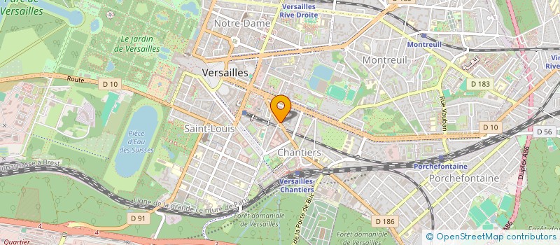 localisation de l'entreprise MONSIEUR THEO ROUDAUT à VERSAILLES