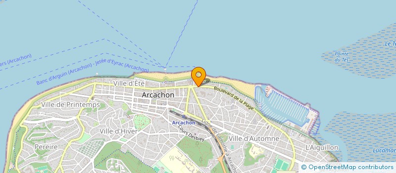 localisation de l'entreprise MONSIEUR THEO ROULLAND à ARCACHON