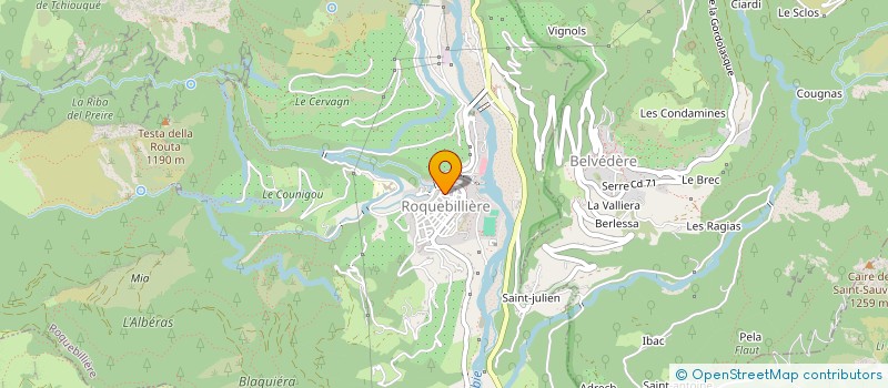 localisation de l'entreprise MONSIEUR THEO ROUSSE  ROQUEBILLIERE