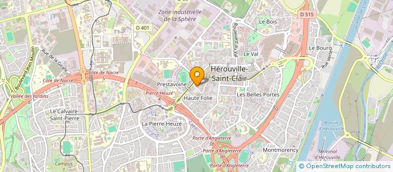 localisation de l'entreprise MONSIEUR THEO RUFFET  HEROUVILLE SAINT CLAIR