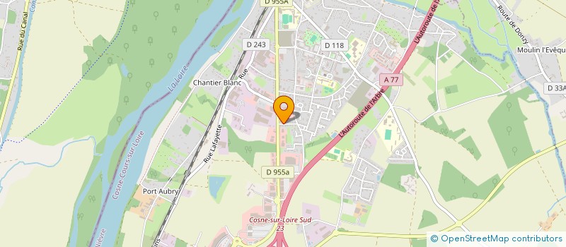 localisation de l'entreprise MONSIEUR THEO RULLIER à COSNE-COURS-SUR-LOIRE