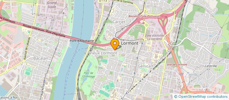 localisation de l'entreprise MONSIEUR THEO SAGNA  LORMONT