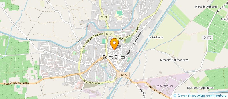 localisation de l'entreprise MONSIEUR THEO SAGON  SAINT-GILLES