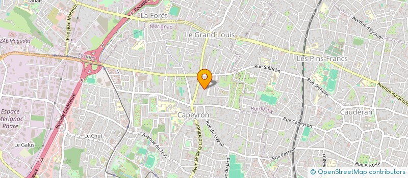 localisation de l'entreprise MONSIEUR THEO SAINT-PEYRE  MERIGNAC