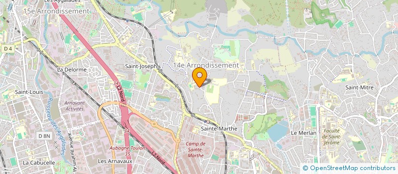 localisation de l'entreprise MONSIEUR THEO SALICETI à MARSEILLE