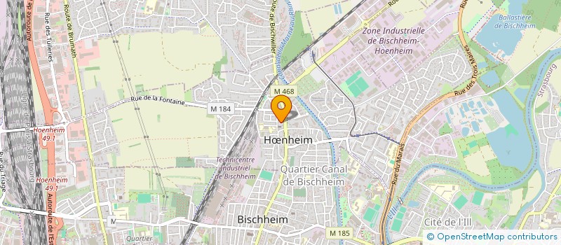 localisation de l'entreprise MONSIEUR THEO SALY  HNHEIM