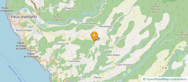 localisation de l'entreprise MONSIEUR THEO SAMSARA  VIEUX-HABITANTS