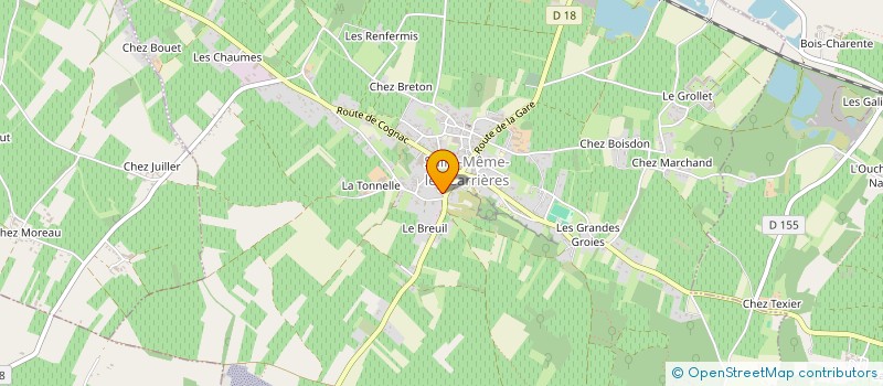 localisation de l'entreprise MONSIEUR THEO SANCHEZ à SAINT-MEME-LES-CARRIERES