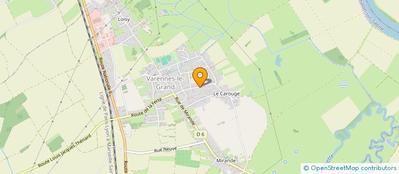 localisation de l'entreprise MONSIEUR THEO SAULNIER  VARENNES-LE-GRAND