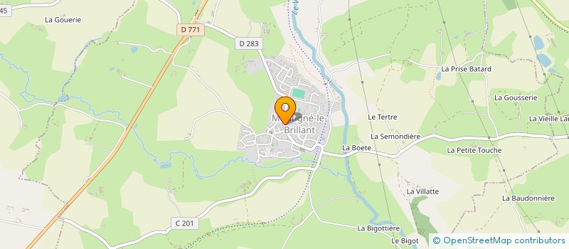 localisation de l'entreprise MONSIEUR THEO SAUVE  MONTIGNE-LE-BRILLANT