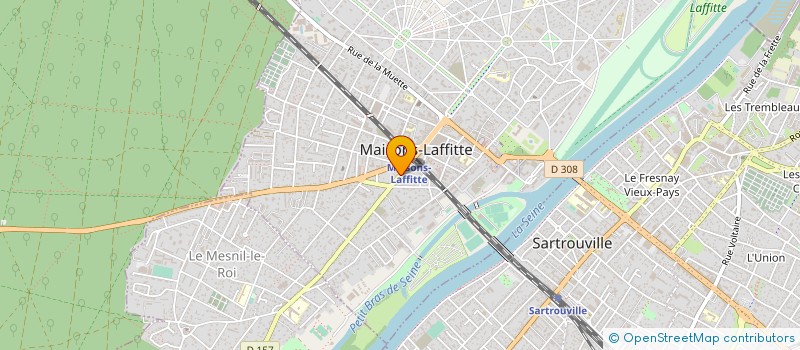 localisation de l'entreprise MONSIEUR THEO SAVOY  MAISONS-LAFFITTE