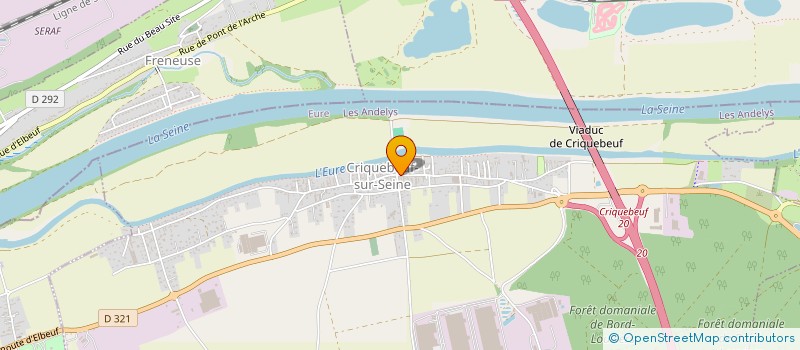 localisation de l'entreprise MONSIEUR THEO SCALESSA  CRIQUEBEUF-SUR-SEINE